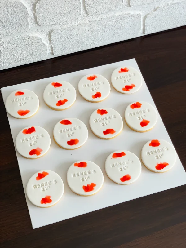 Waterwash Fondant Cookies